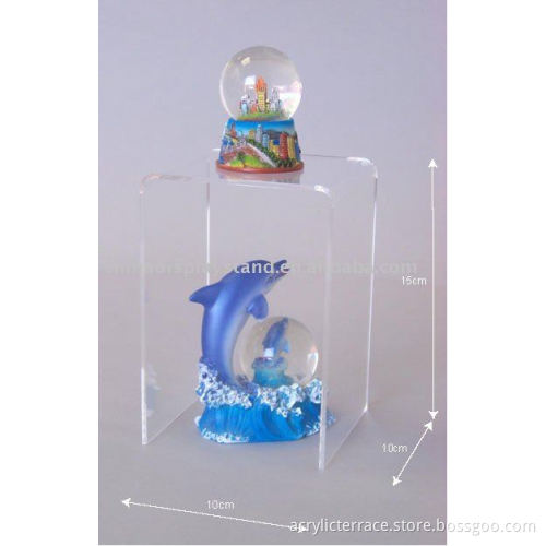 new design lucite riser for crystal gift stand